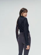 Pablito Long Sleeve Riding Top in Black
