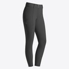 Perforated Jumping Breeches in Black