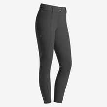 Perforated Jumping Breeches in Black