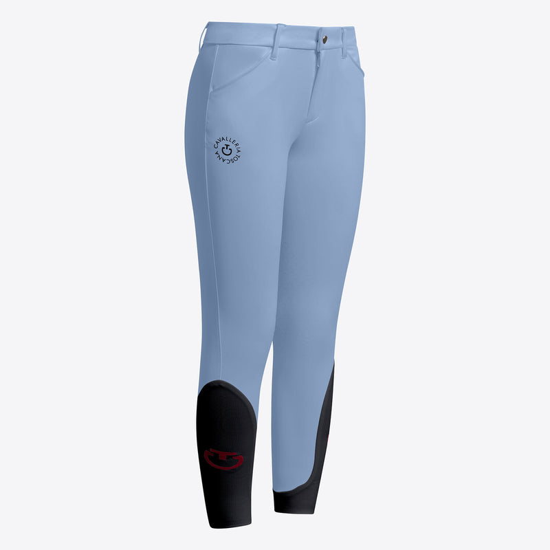 Unisex Young Rider Jumping Breeches in Light Blue