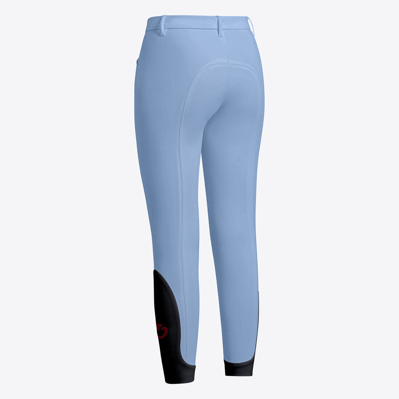 Unisex Young Rider Jumping Breeches in Light Blue