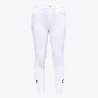 Unisex Young Rider Jumping Breeches in White