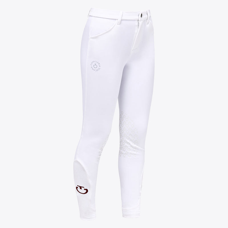 Unisex Young Rider Jumping Breeches in White