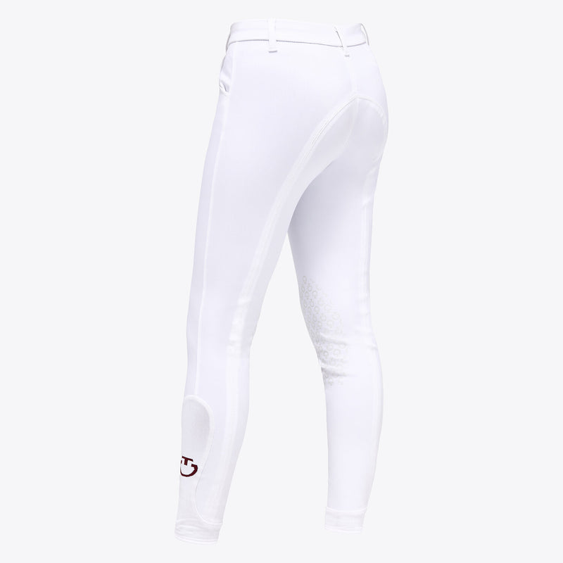 Unisex Young Rider Jumping Breeches in White