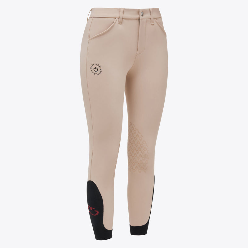 Unisex Young Rider Jumping Breeches in Beige