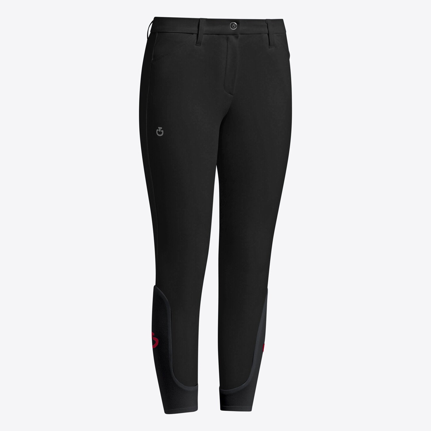 Unisex Young Rider Dressage Breeches in Black