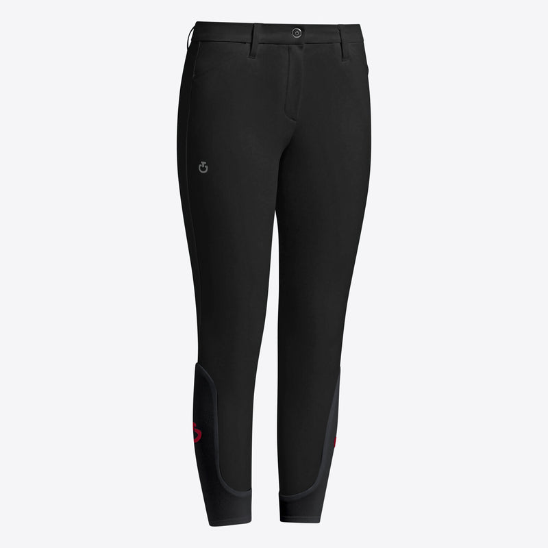 Unisex Young Rider Dressage Breeches in Black