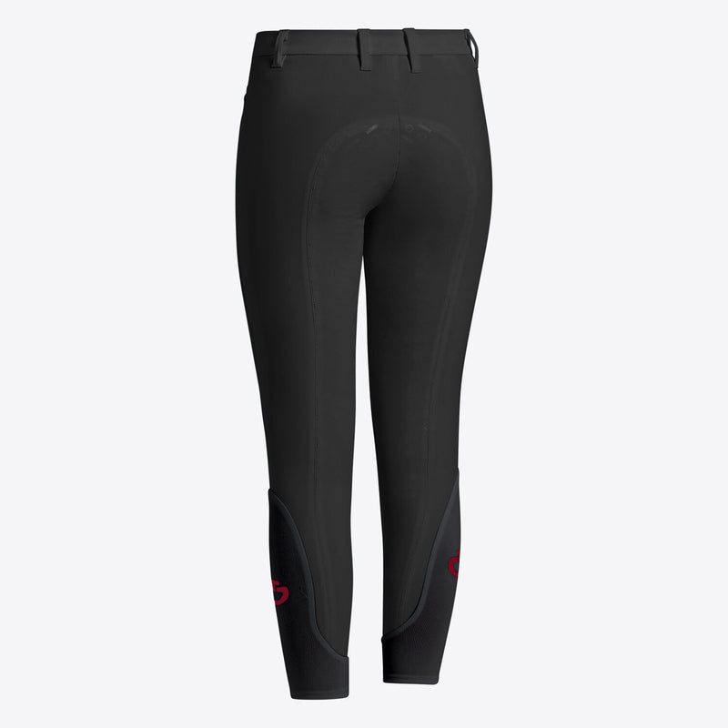 Unisex Young Rider Dressage Breeches in Black