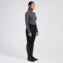Wool Long Sleeve Turtleneck Top in Grey