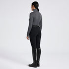 Wool Long Sleeve Turtleneck Top in Grey