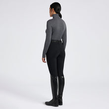 Wool Long Sleeve Turtleneck Top in Grey
