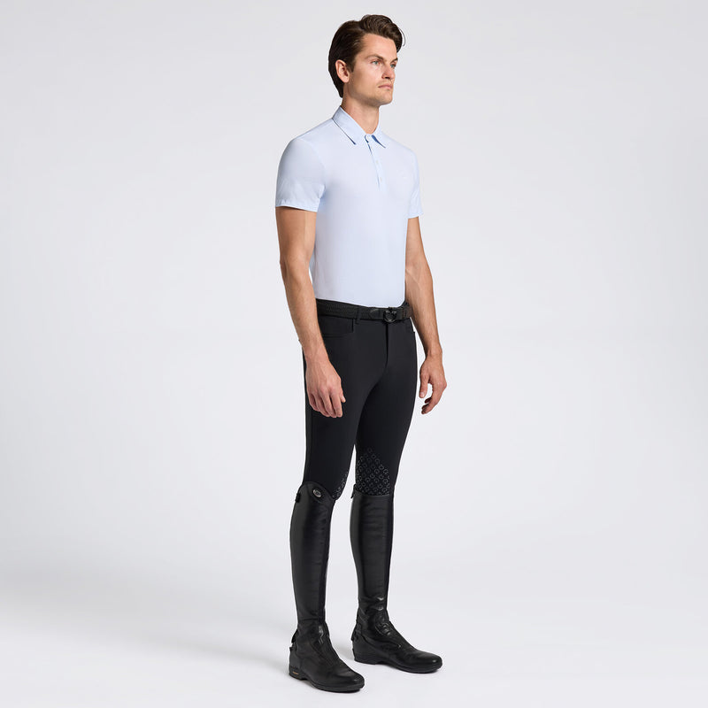 Oxford Technical Polo in Blue