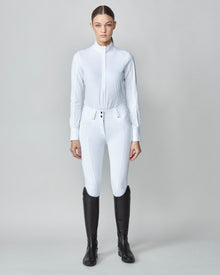 Long Sleeve Show Shirt in White