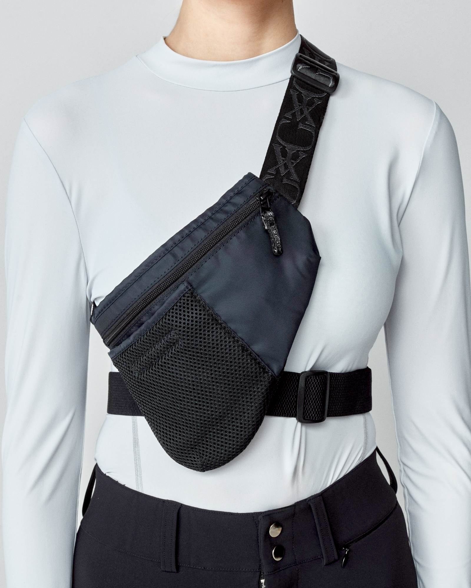 Riding Belt Bag in Black