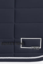 Jersey Jumping Saddle Pad in Navy with White Trim