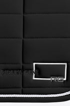 Jersey Jumping Saddle Pad in Black with White Trim