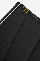 Jersey Jumping Saddle Pad in Black with White Trim