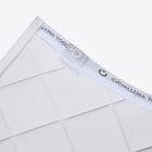 Diamond Quilted Jersey Jumping Saddle Pad in White