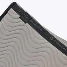 Quilted Wave Jersey Dressage Saddle Pad in Foliage Green