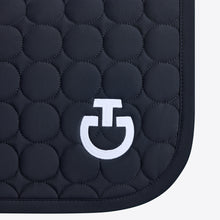 Circle Quilted Jumping Saddle Pad in Navy