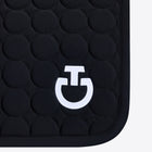 Circle Quilted Jumping Saddle Pad in Black