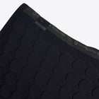 Circle Quilted Jumping Saddle Pad in Black
