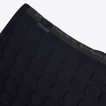Circle Quilted Jumping Saddle Pad in Black