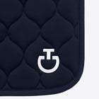 New Circular Quilted Jumping Saddle Pad in Navy