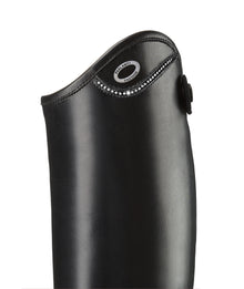 Denver Pro Jumping Boots in Black with Lux Top & Swarovski® Crystal Line