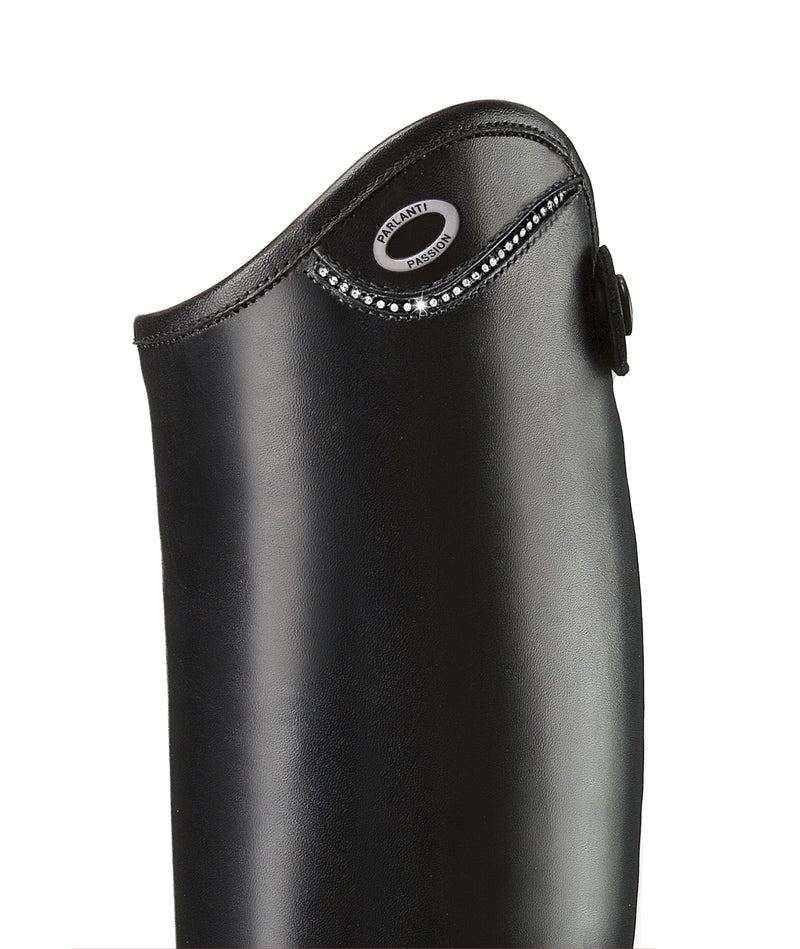 Denver Pro Jumping Boots in Black with Lux Top & Swarovski® Crystal Line