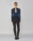 Sculpting Long Sleeve Top in Navy