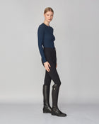 Sculpting Long Sleeve Top in Navy