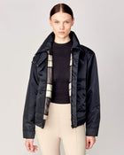 Short Padded Jacket in Black