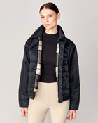 Short Padded Jacket in Black
