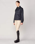 Short Padded Jacket in Black