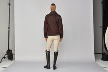 Short Padded Jacket in Dark Brown