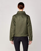 Short Padded Jacket in Green