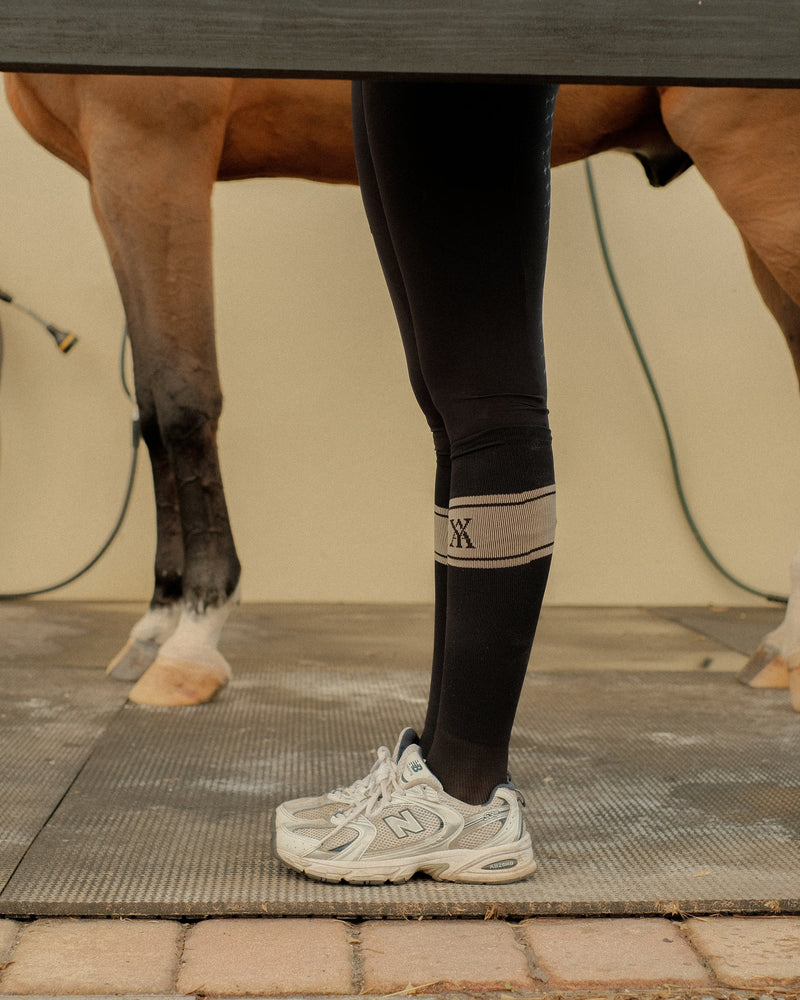 Signature Riding Socks in Black