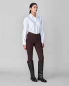 Stretchy Riding Shirt in White