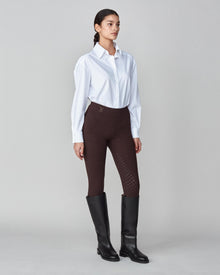 Stretchy Riding Shirt in White