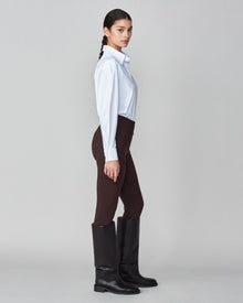 Stretchy Riding Shirt in White