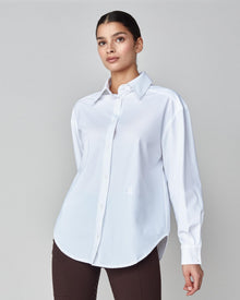 Stretchy Riding Shirt in White
