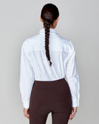 Stretchy Riding Shirt in White
