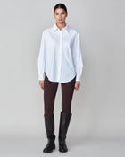 Stretchy Riding Shirt in White