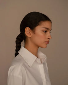 Stretchy Riding Shirt in White