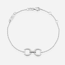Connection Bracelet in 9k White Gold with White Diamonds