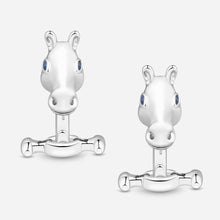 Celebration Horse Head Cufflinks in Silver