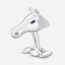 Celebration Horse Head Cufflinks in Silver