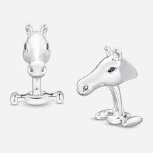 Celebration Horse Head Cufflinks in Silver