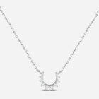 Confidence Necklace in 9k White Gold with White Diamonds